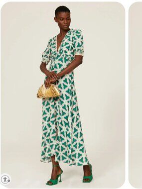 Saloni Lea Smocked Dress